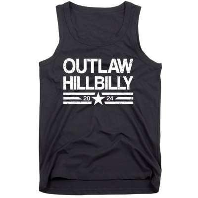 Trump Vance 2024 Outlaw Hillbilly Us Flag Vintage Tank Top