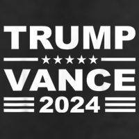Trump Vance 2024 Retro Stripe Trump Jd Vance 7 Panel Mesh Trucker Snapback Hat