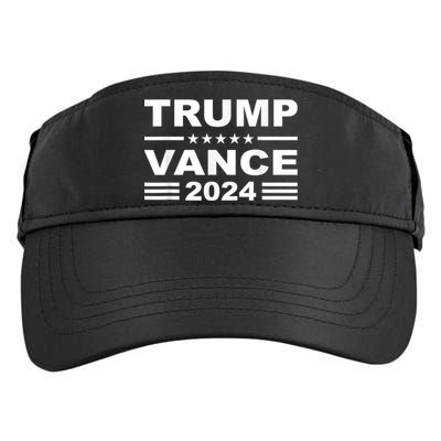 Trump Vance 2024 Retro Stripe Trump Jd Vance Adult Drive Performance Visor