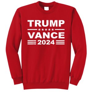 Trump Vance 2024 Retro Stripe Trump Jd Vance Sweatshirt