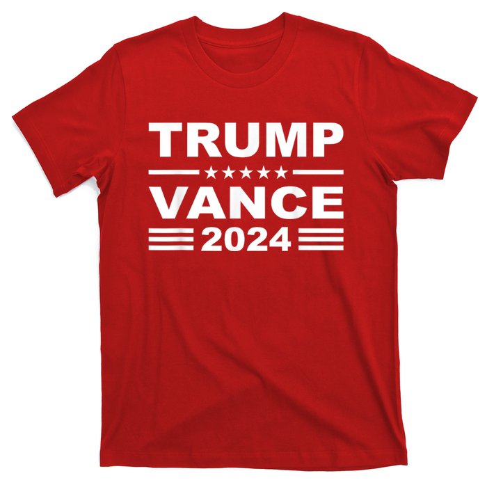 Trump Vance 2024 Retro Stripe Trump Jd Vance T-Shirt