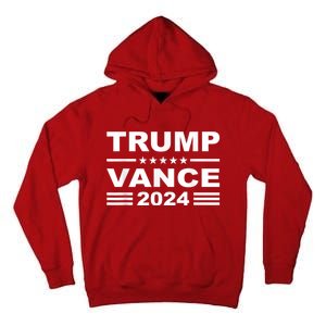 Trump Vance 2024 Retro Stripe Trump Jd Vance Tall Hoodie