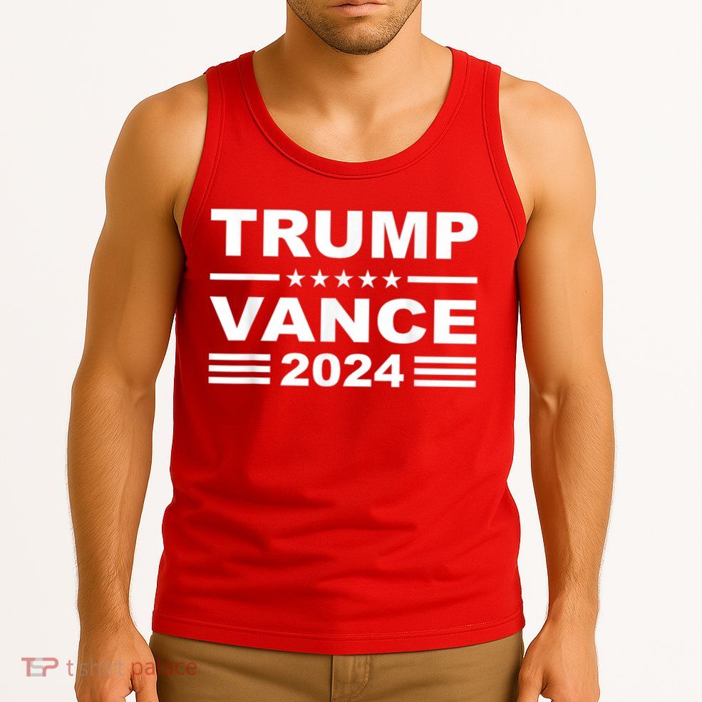 Trump Vance 2024 Retro Stripe Trump Jd Vance Tank Top