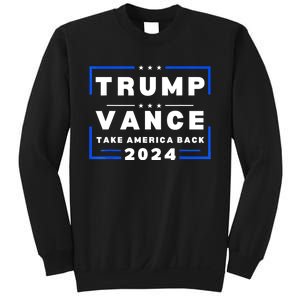 Trump Vance 2024 Donald Trump J.D. Vance Take America Back Sweatshirt