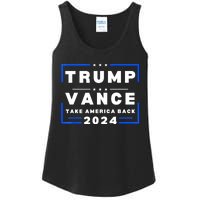 Trump Vance 2024 Donald Trump J.D. Vance Take America Back Ladies Essential Tank