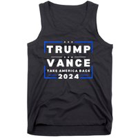 Trump Vance 2024 Donald Trump J.D. Vance Take America Back Tank Top