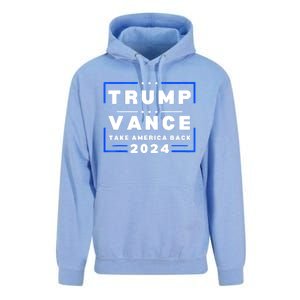 Trump Vance 2024 Donald Trump J.D. Vance Take America Back Unisex Surf Hoodie