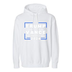 Trump Vance 2024 Donald Trump J.D. Vance Take America Back Garment-Dyed Fleece Hoodie