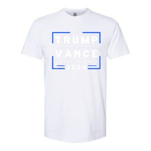 Trump Vance 2024 Donald Trump J.D. Vance Take America Back Softstyle CVC T-Shirt