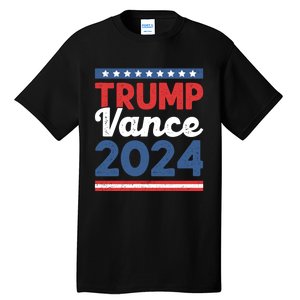 Trump Vance 2024 Donald Trump J.D. Vance For President Tall T-Shirt