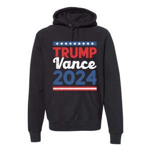 Trump Vance 2024 Donald Trump J.D. Vance For President Premium Hoodie