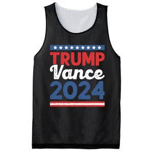 Trump Vance 2024 Donald Trump J.D. Vance For President Mesh Reversible Basketball Jersey Tank