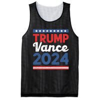 Trump Vance 2024 Donald Trump J.D. Vance For President Mesh Reversible Basketball Jersey Tank