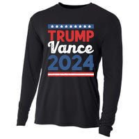 Trump Vance 2024 Donald Trump J.D. Vance For President Cooling Performance Long Sleeve Crew