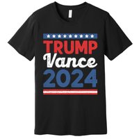 Trump Vance 2024 Donald Trump J.D. Vance For President Premium T-Shirt