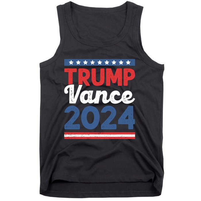 Trump Vance 2024 Donald Trump J.D. Vance For President Tank Top