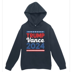 Trump Vance 2024 Donald Trump J.D. Vance For President Urban Pullover Hoodie