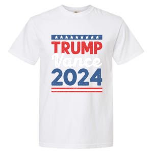 Trump Vance 2024 Donald Trump J.D. Vance For President Garment-Dyed Heavyweight T-Shirt