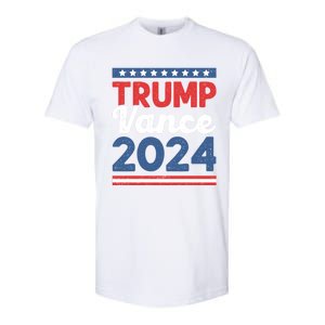 Trump Vance 2024 Donald Trump J.D. Vance For President Softstyle CVC T-Shirt