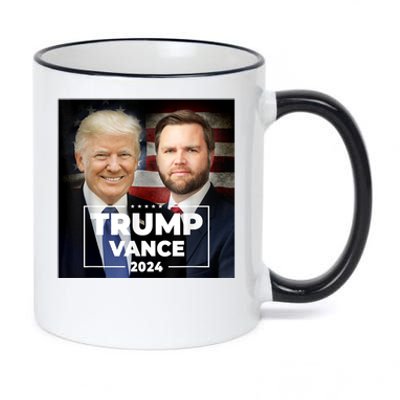 Trump Vance 2024 President Trump Supporter Reelection 11oz Black Color Changing Mug