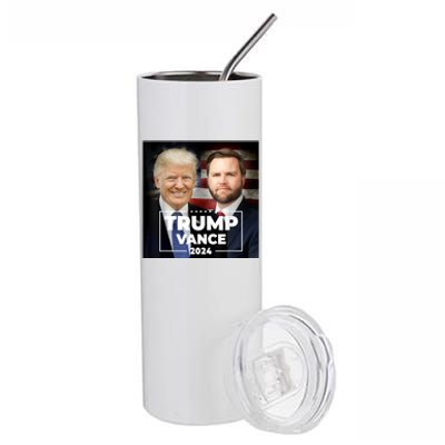 Trump Vance 2024 President Trump Supporter Reelection Stainless Steel Tumbler