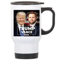 Trump Vance 2024 President Trump Supporter Reelection Stainless Steel Travel Mug