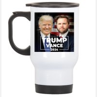 Trump Vance 2024 President Trump Supporter Reelection Stainless Steel Travel Mug