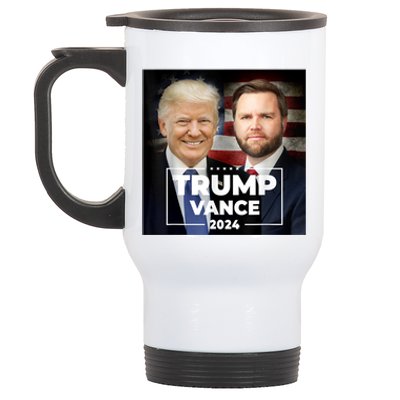 Trump Vance 2024 President Trump Supporter Reelection Stainless Steel Travel Mug