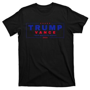 Trump Vance 2024 Donald Trump J.D. Vance Take America Back T-Shirt