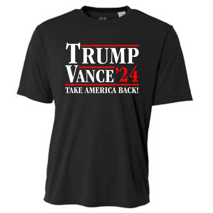 Trump Vance 2024 Us Flag Election President 2024 Cooling Performance Crew T-Shirt