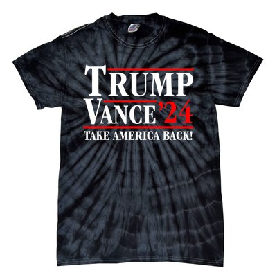 Trump Vance 2024 Us Flag Election President 2024 Tie-Dye T-Shirt