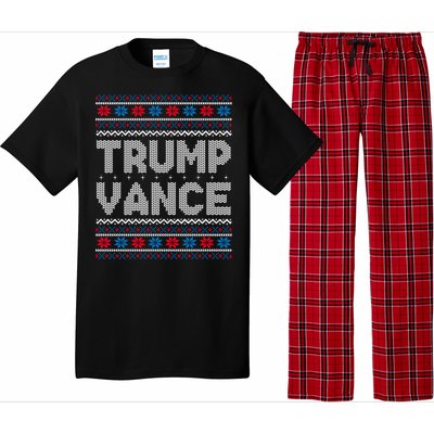 Trump Vance 2024 For President Trump Jd Vance Ugly Christmas Gift Pajama Set