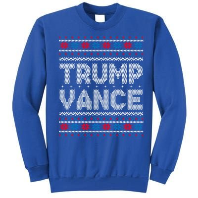 Trump Vance 2024 For President Trump Jd Vance Ugly Christmas Gift Tall Sweatshirt