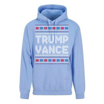 Trump Vance 2024 For President Trump Jd Vance Ugly Christmas Gift Unisex Surf Hoodie