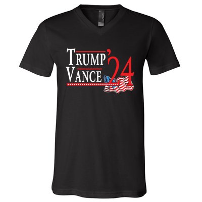 Trump Vance 2024 President Trump Supporter Reelection V-Neck T-Shirt