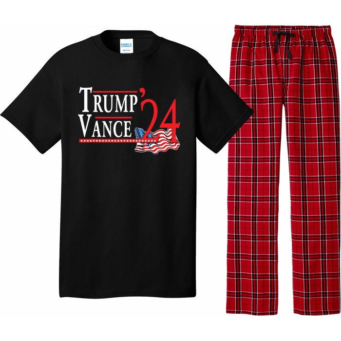 Trump Vance 2024 President Trump Supporter Reelection Pajama Set