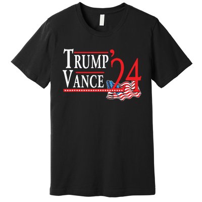 Trump Vance 2024 President Trump Supporter Reelection Premium T-Shirt