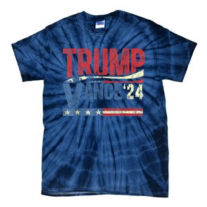 Trump Vance 2024 Retro Stripe Trump Jd Vance Tie-Dye T-Shirt