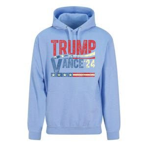 Trump Vance 2024 Retro Stripe Trump Jd Vance Unisex Surf Hoodie