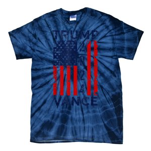 Trump Vance 2024 Us Flag Election President 2024 Tie-Dye T-Shirt