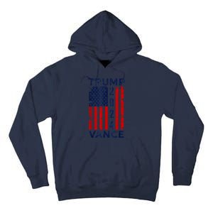 Trump Vance 2024 Us Flag Election President 2024 Tall Hoodie