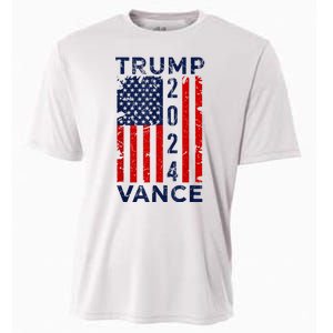 Trump Vance 2024 Us Flag Election President 2024 Cooling Performance Crew T-Shirt