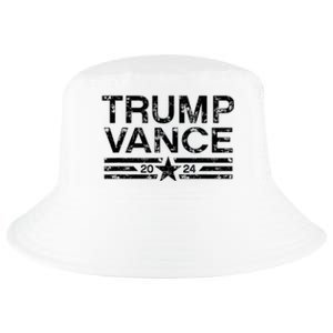 Trump Vance 2024 Retro Stripe Trump Jd Vance Cool Comfort Performance Bucket Hat