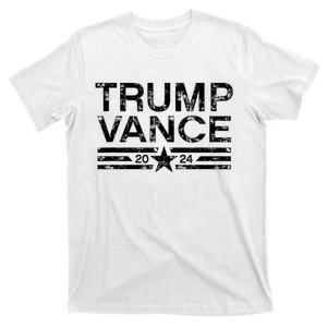 Trump Vance 2024 Retro Stripe Trump Jd Vance T-Shirt