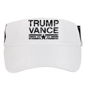 Trump Vance 2024 Retro Stripe Trump Jd Vance Adult Drive Performance Visor