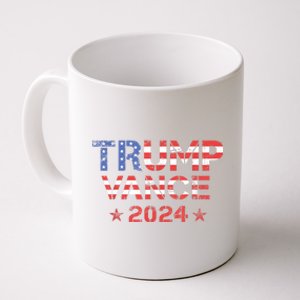 Trump Vance 2024 Us Flag Election President 2024 Coffee Mug