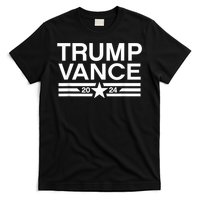 Trump Vance 2024 Retro Stripe Trump Jd Vance T-Shirt