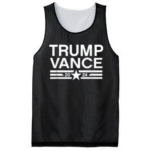 Trump Vance 2024 Retro Stripe Trump Jd Vance Mesh Reversible Basketball Jersey Tank