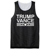 Trump Vance 2024 Retro Stripe Trump Jd Vance Mesh Reversible Basketball Jersey Tank