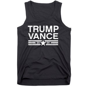 Trump Vance 2024 Retro Stripe Trump Jd Vance Tank Top